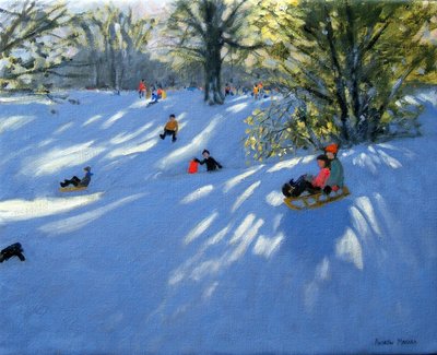 Früher Schnee, Darley Park, Derby von Andrew Macara